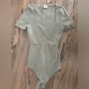 Abercrombie Olive Green Bodysuit